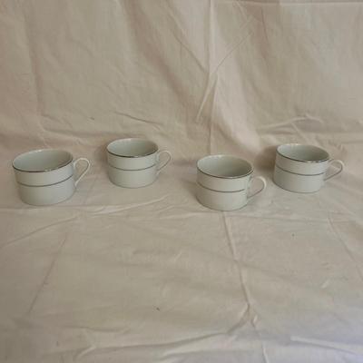 Kennex Silver Rimmed Dinnerware Set (DR-MK)