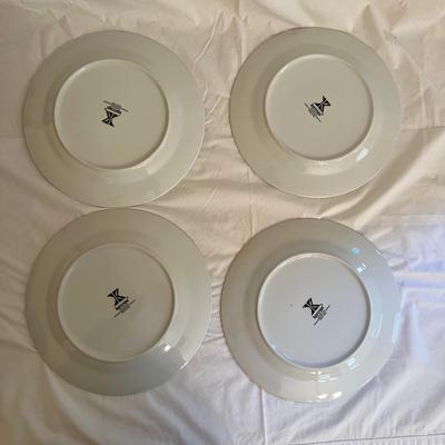 Kennex Silver Rimmed Dinnerware Set (DR-MK)