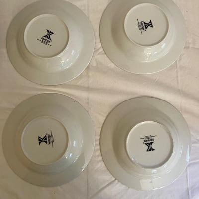 Kennex Silver Rimmed Dinnerware Set (DR-MK)