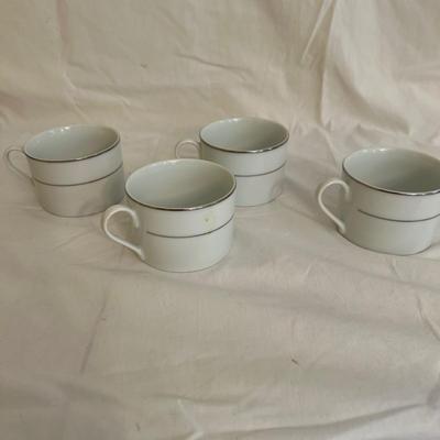 Kennex Silver Rimmed Dinnerware Set (DR-MK)