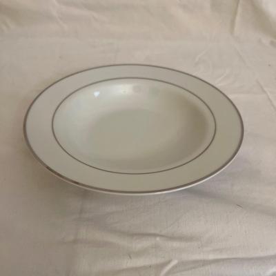Kennex Silver Rimmed Dinnerware Set (DR-MK)