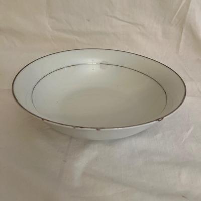 Kennex Silver Rimmed Dinnerware Set (DR-MK)