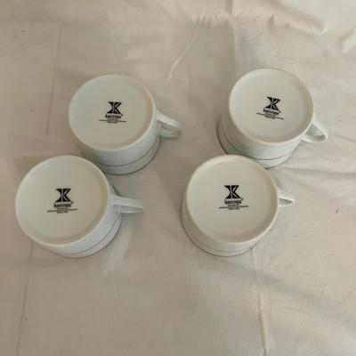 Kennex Silver Rimmed Dinnerware Set (DR-MK)