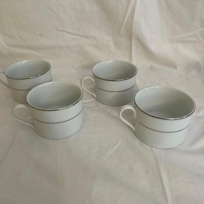 Kennex Silver Rimmed Dinnerware Set (DR-MK)