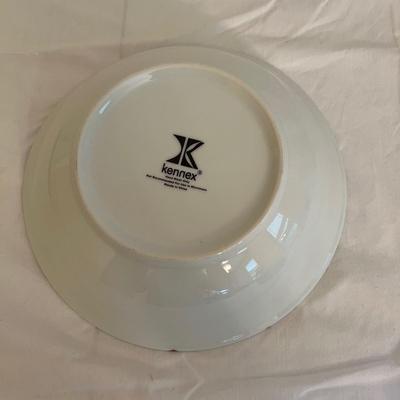 Kennex Silver Rimmed Dinnerware Set (DR-MK)