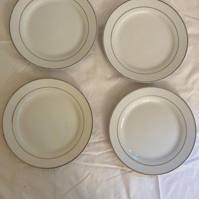 Kennex Silver Rimmed Dinnerware Set (DR-MK)
