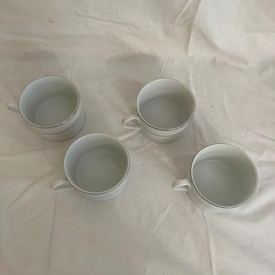 Kennex Silver Rimmed Dinnerware Set (DR-MK)