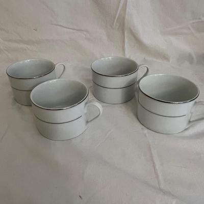 Kennex Silver Rimmed Dinnerware Set (DR-MK)