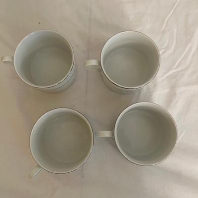 Kennex Silver Rimmed Dinnerware Set (DR-MK)