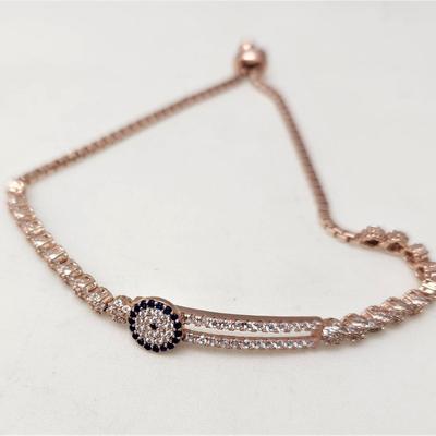 Lot #39  Jewelry Lot - Vintage Charm Bracelet and 2 other bracelets (1 Sterling)