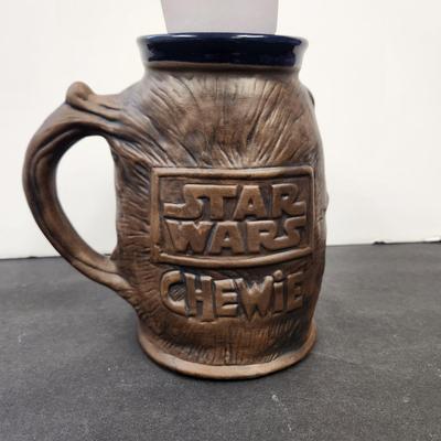 Star Wars 1977 Chewie Chewbacca Mug Stein 20th Century Fox Film Corp 27 RUMPH!