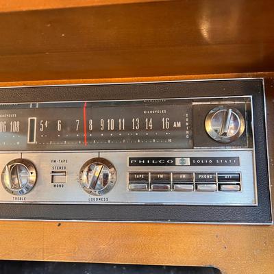 MCM Vintage Stereo Console by Philco