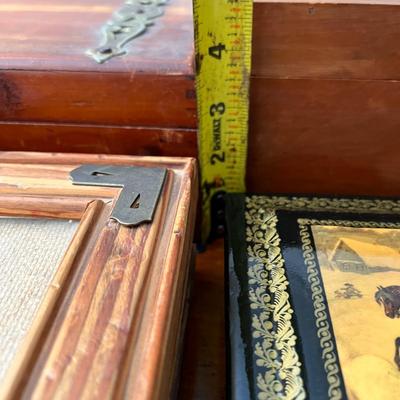 Antique & Vintage Wooden Box Lot