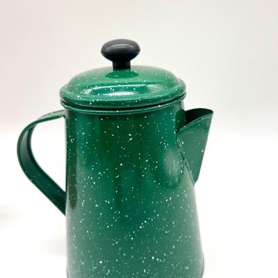 3 Decorative Speckled Coffee/Tea Pot