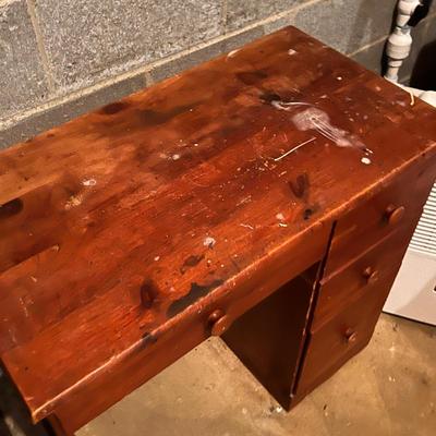 Vintage Solid Wood Desk
