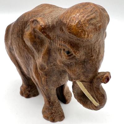1950-1960s Hand Painted Elephant Statues