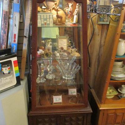 Lighted Display Cabinet (Contents not included) - A