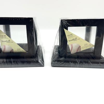 New Two Baseball Shadow Boxes