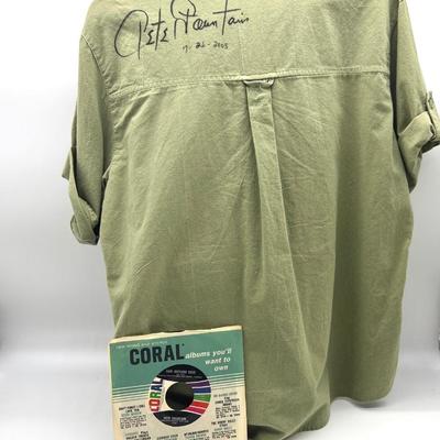 PETE FOUNTAIN Autograph Shirt & Lot