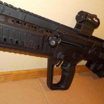 Tavor X95, 5.56, 16.5 Blk/grey, LE/MIL/NATO..OK for Ma. Residents.,,EST. $1000 to $2000.