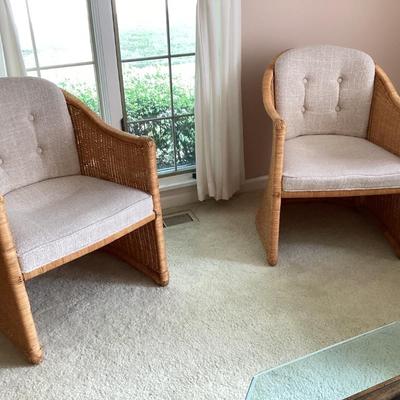 Wicker chairs