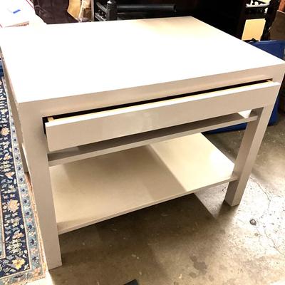 820 Modular Style Single Drawer Table with Lacquer Finish