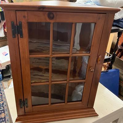 821 Ethan Allen Corner Cabinet