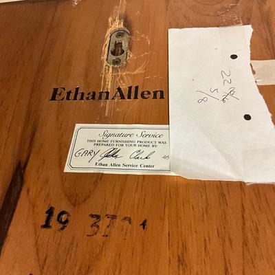 821 Ethan Allen Corner Cabinet