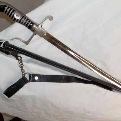 German Imperial Army Officer's Sword.  est. value $300 to $700.