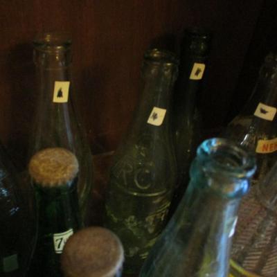 Collection Of Vintage Bottle - A