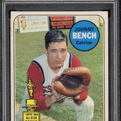 1969 TOPPS JOHNNY BENCH GOLD-CUP ROOKIE