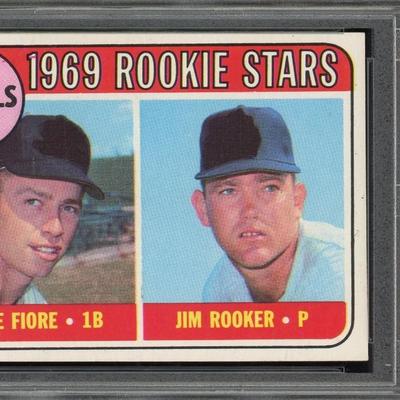 1969 TOPPS ROOKIE STARS MIKE FIORE/JIM ROOKER