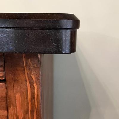 Rustic Solid Wood Custom Cabinet ~ With Granite Top