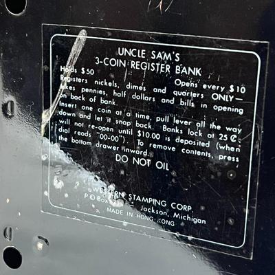 Uncle Samâ€™s 3-Coin Register Bank & More Coin Banks (UB-RG)