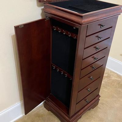 POWELL ~ Louis Philippe ~ Marquis Cherry Jewelry Armoire