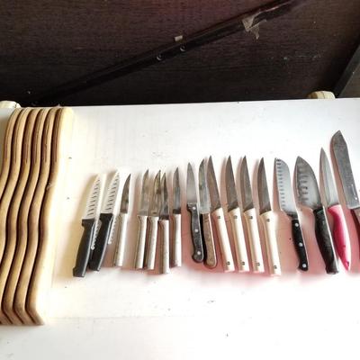Knives with Block