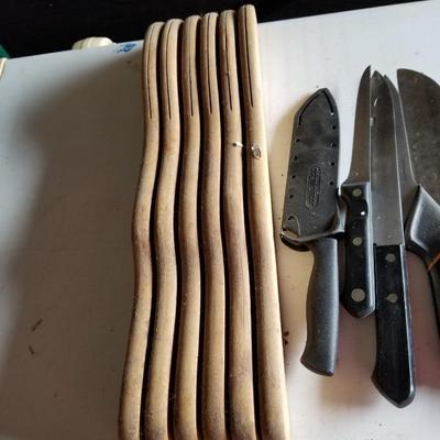 Knives with Block