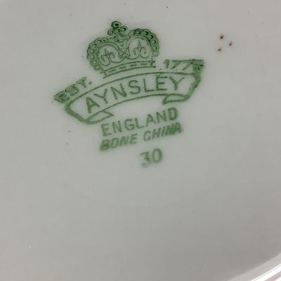 Aynsley England Durham Bone China 3 saucers 5.5"