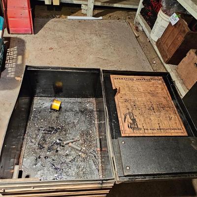 Vintage Hall Manufacturing Model ES Valve Seat Grinder + More  (WS2-JS)