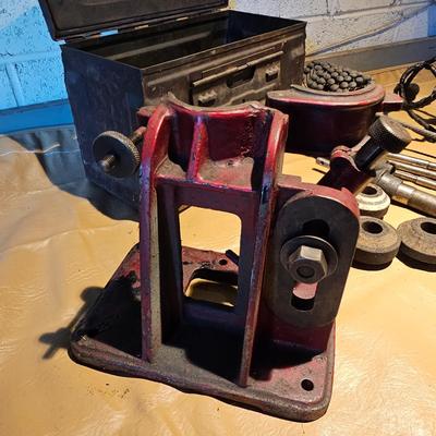 Vintage Hall Manufacturing Model ES Valve Seat Grinder + More  (WS2-JS)