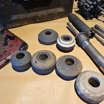 Vintage Hall Manufacturing Model ES Valve Seat Grinder + More  (WS2-JS)