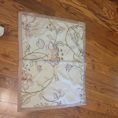 Embroidered Floral Queen Duvet and Sheet Set (PB-CE)