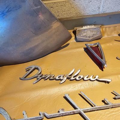 Vintage Auto Emblems, Insignias + Assorted Mirrors (WS2-JS)