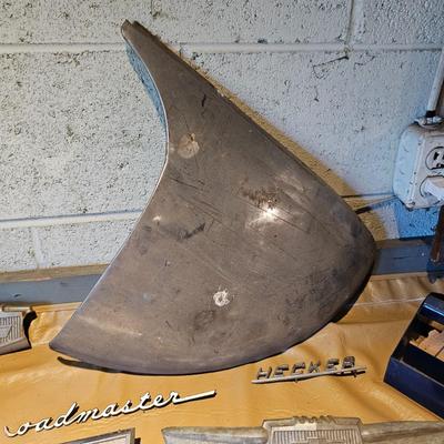 Vintage Auto Emblems, Insignias + Assorted Mirrors (WS2-JS)