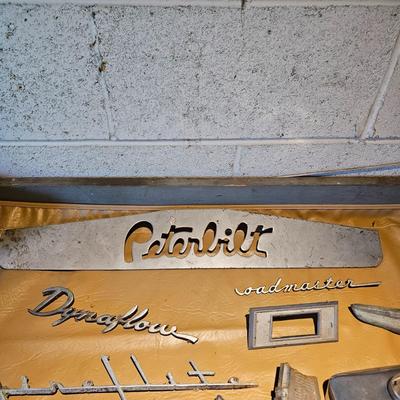 Vintage Auto Emblems, Insignias + Assorted Mirrors (WS2-JS)