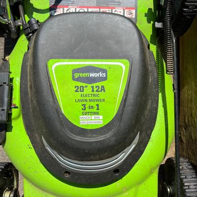 GreenWorks 20â€ 12A Electric Lawn Mower (G-MK)