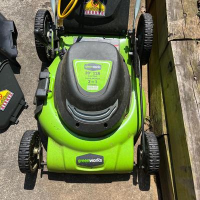 GreenWorks 20â€ 12A Electric Lawn Mower (G-MK)