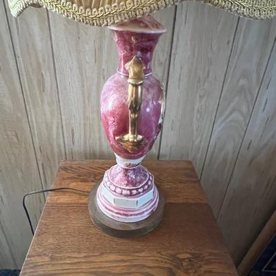 Tall Parlor Table & Lamp (UB-RG)