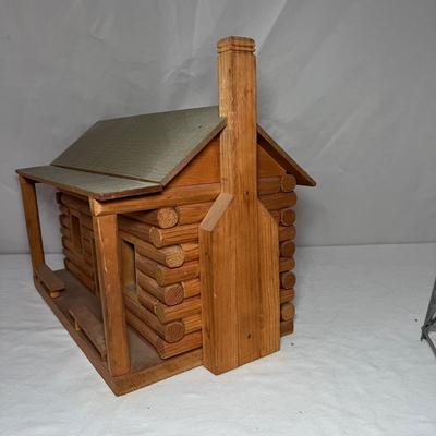 Log Cabin & Aermotor Windmill (UB-RG)