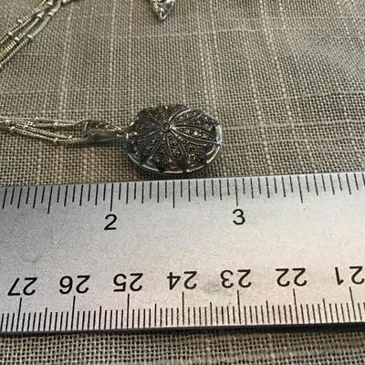 Large Silver 925 Pendant with Silver 925 Chain